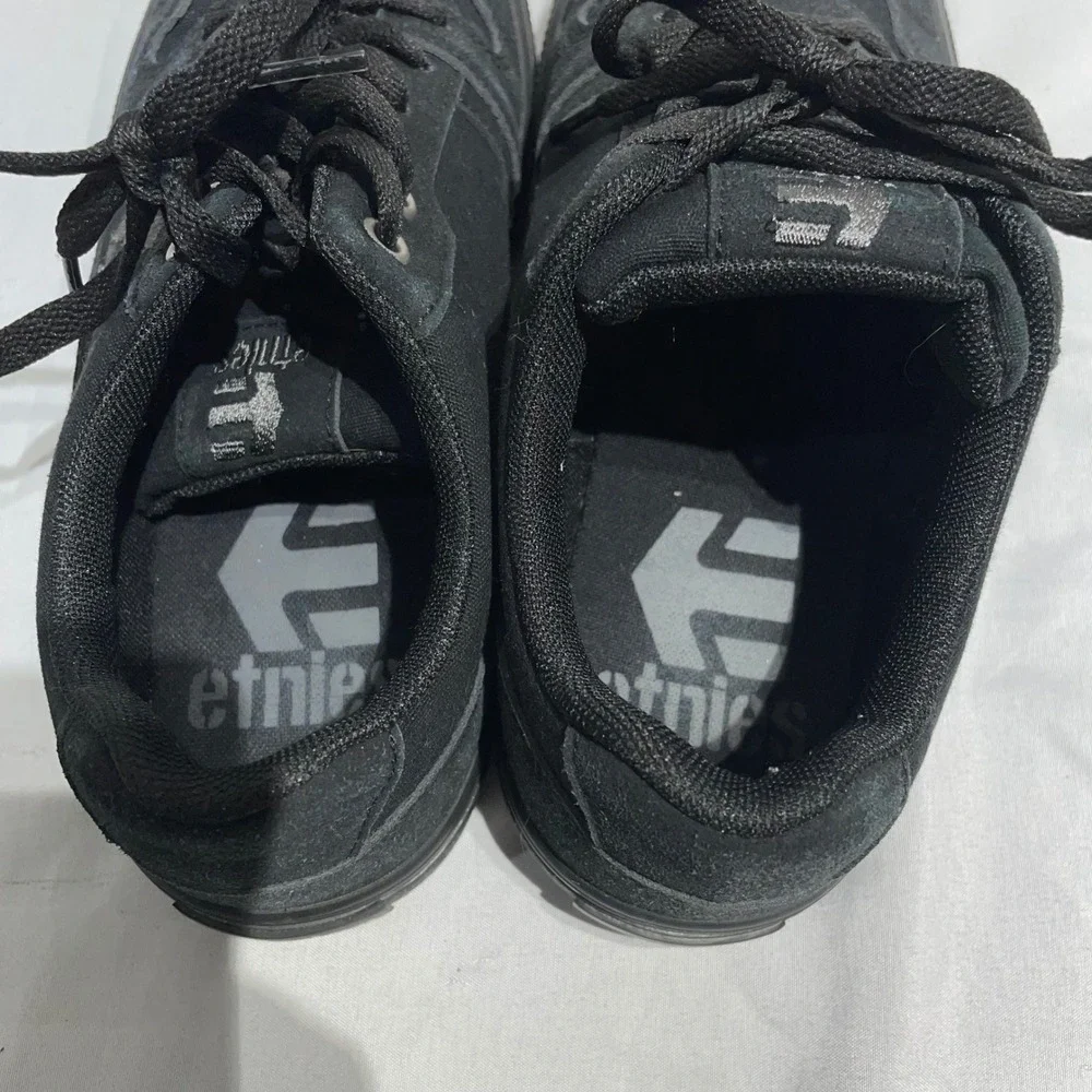 Etnies Rebel Mens Black Skate Shoes Low Top Sneakers ETF22MVL040G-1 Size 7.5